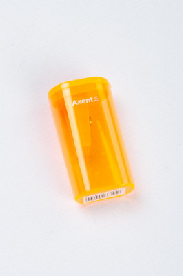 Чинка з контейнером, пластикова, одинарна, "Lighter", AXENT